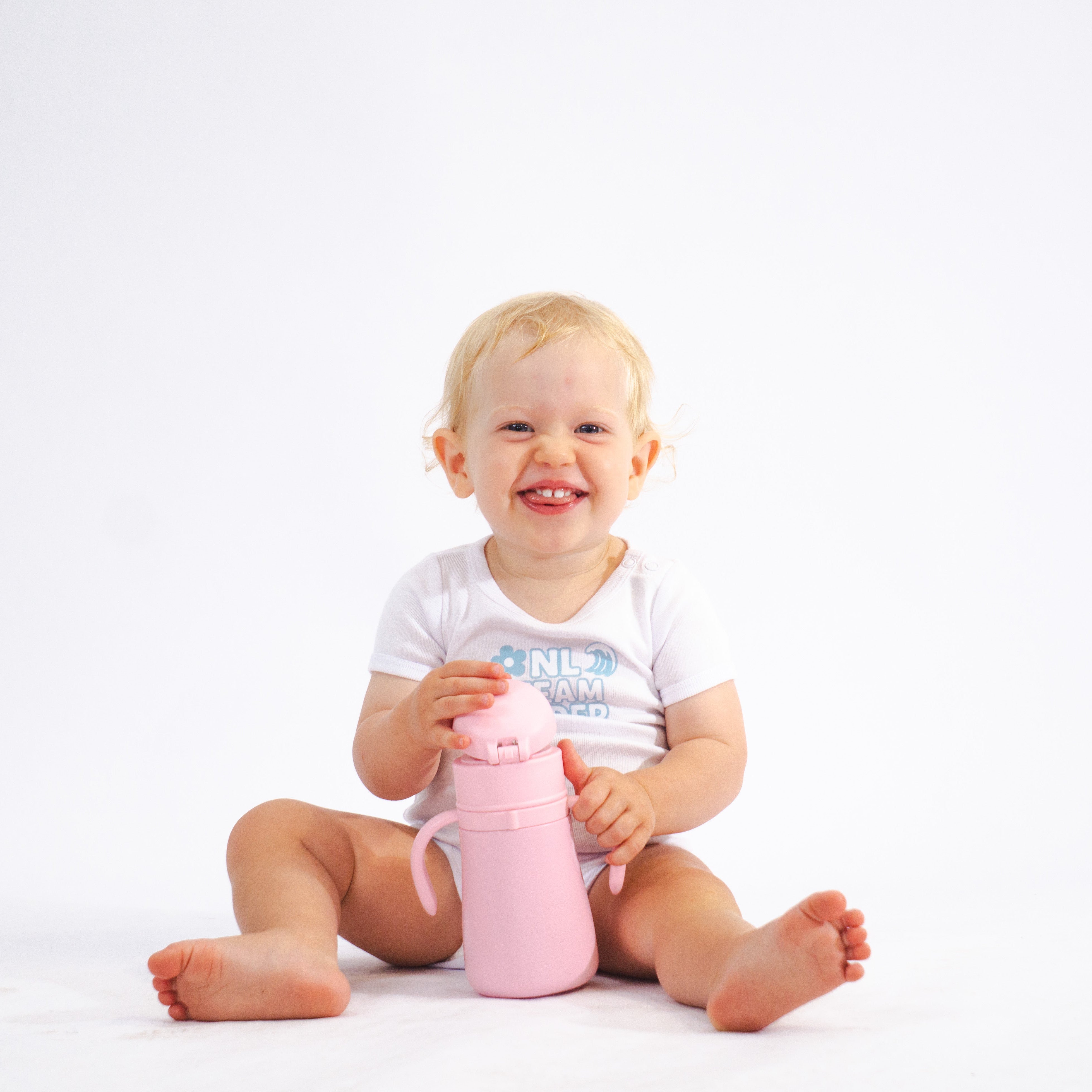 NL Baby Team Rider Onesie – White