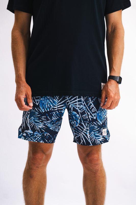 NL Little Cove Shadow Swim Short – Blue