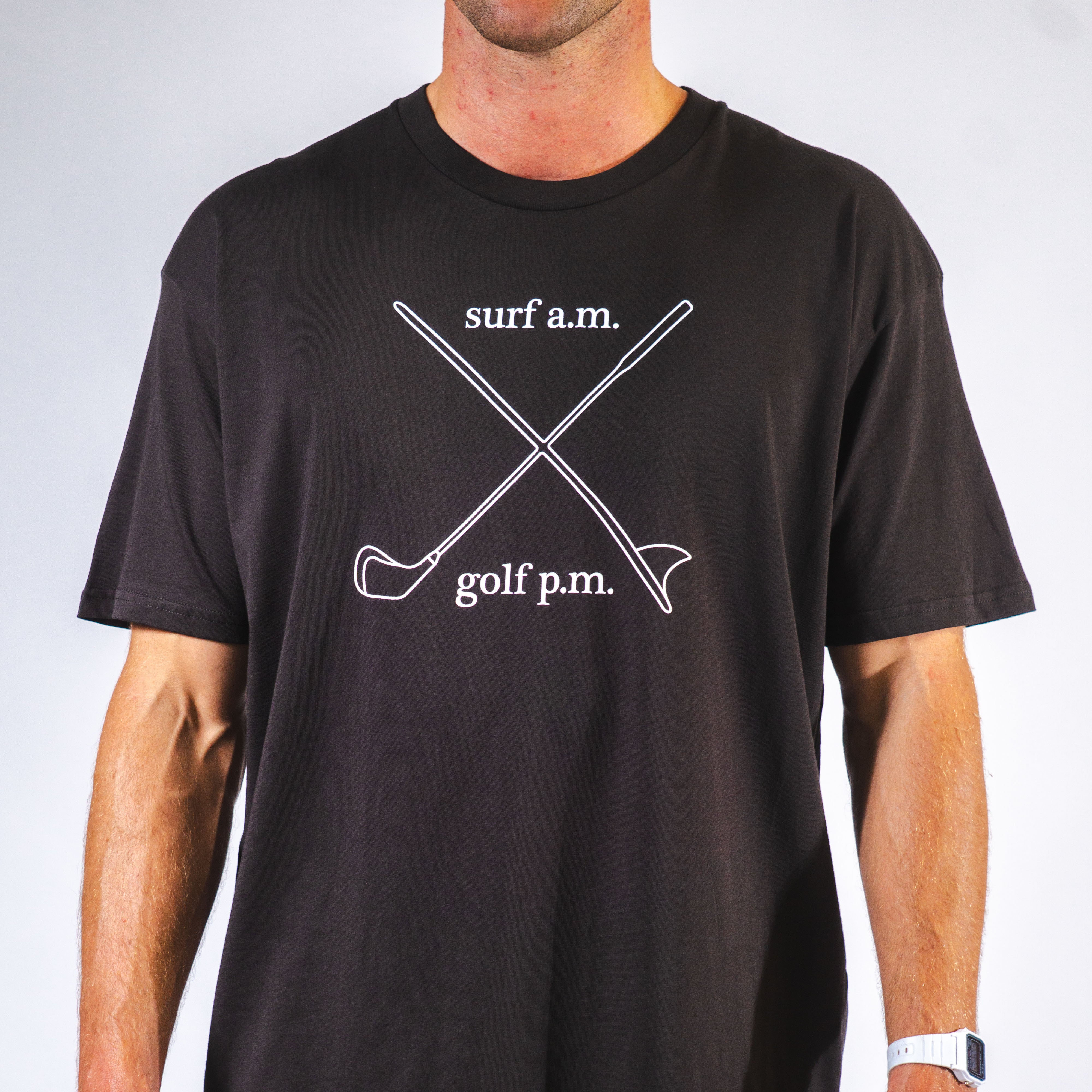 NL Surf AM Golf PM Tee – Coal