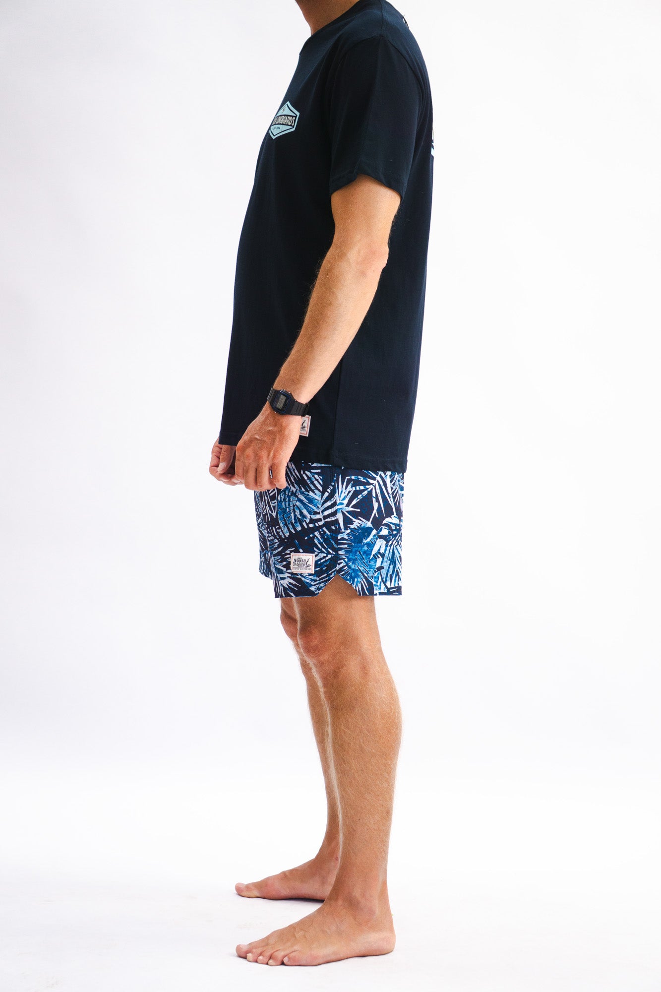 NL Little Cove Shadow Swim Short – Blue