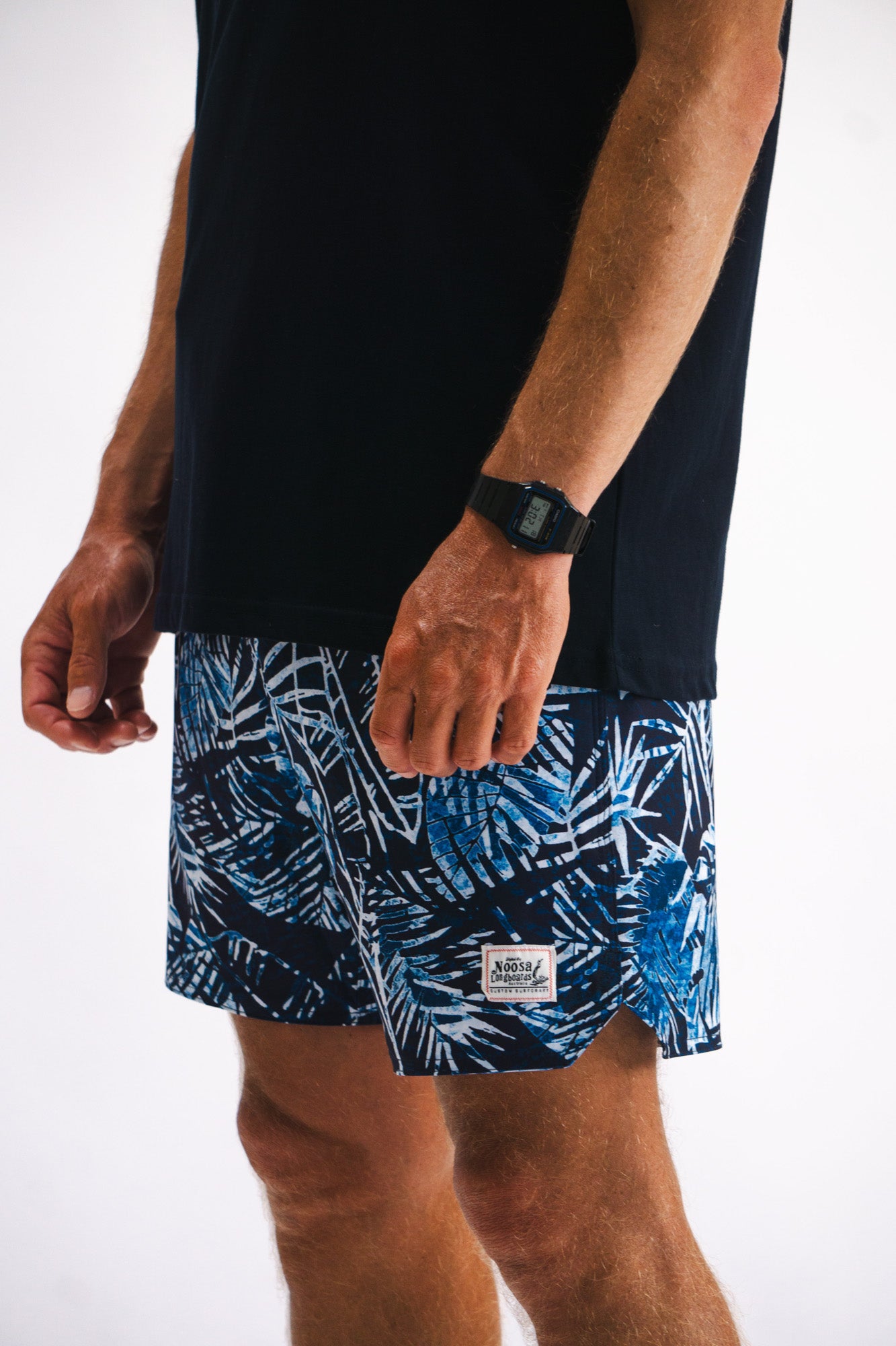 NL Little Cove Shadow Swim Short – Blue