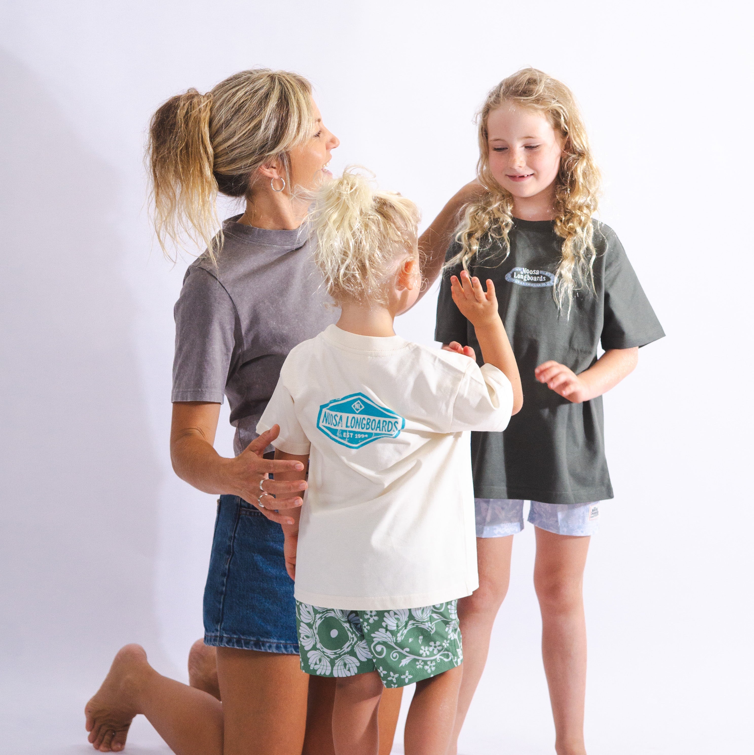 NL Vintage Hex Kids Tee – Cream