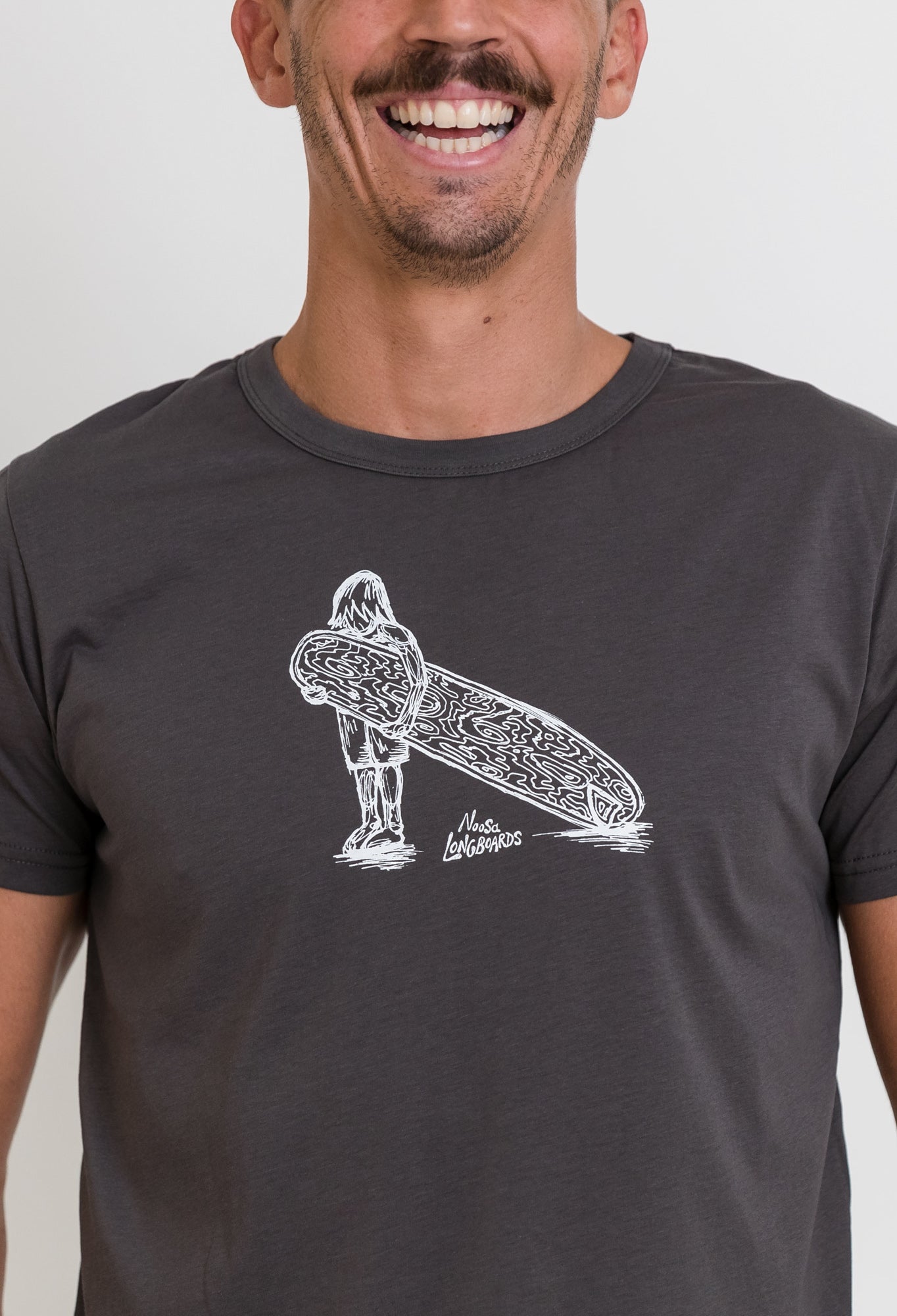 NL Art Series Logger Tee Charcoal