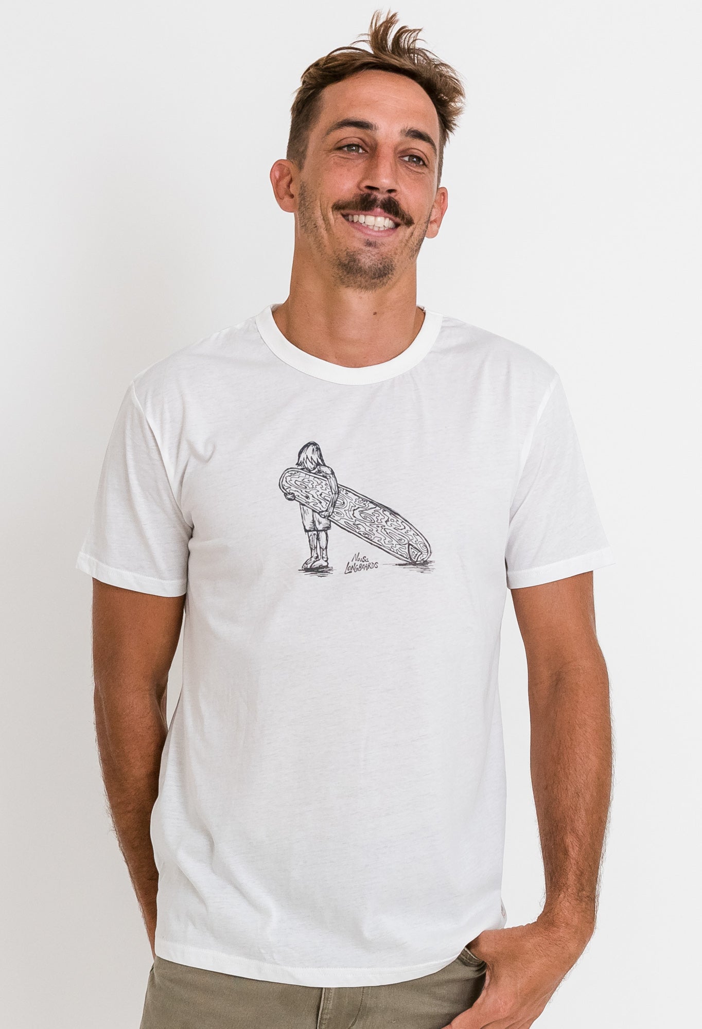 NL Art Series Logger Tee Off White