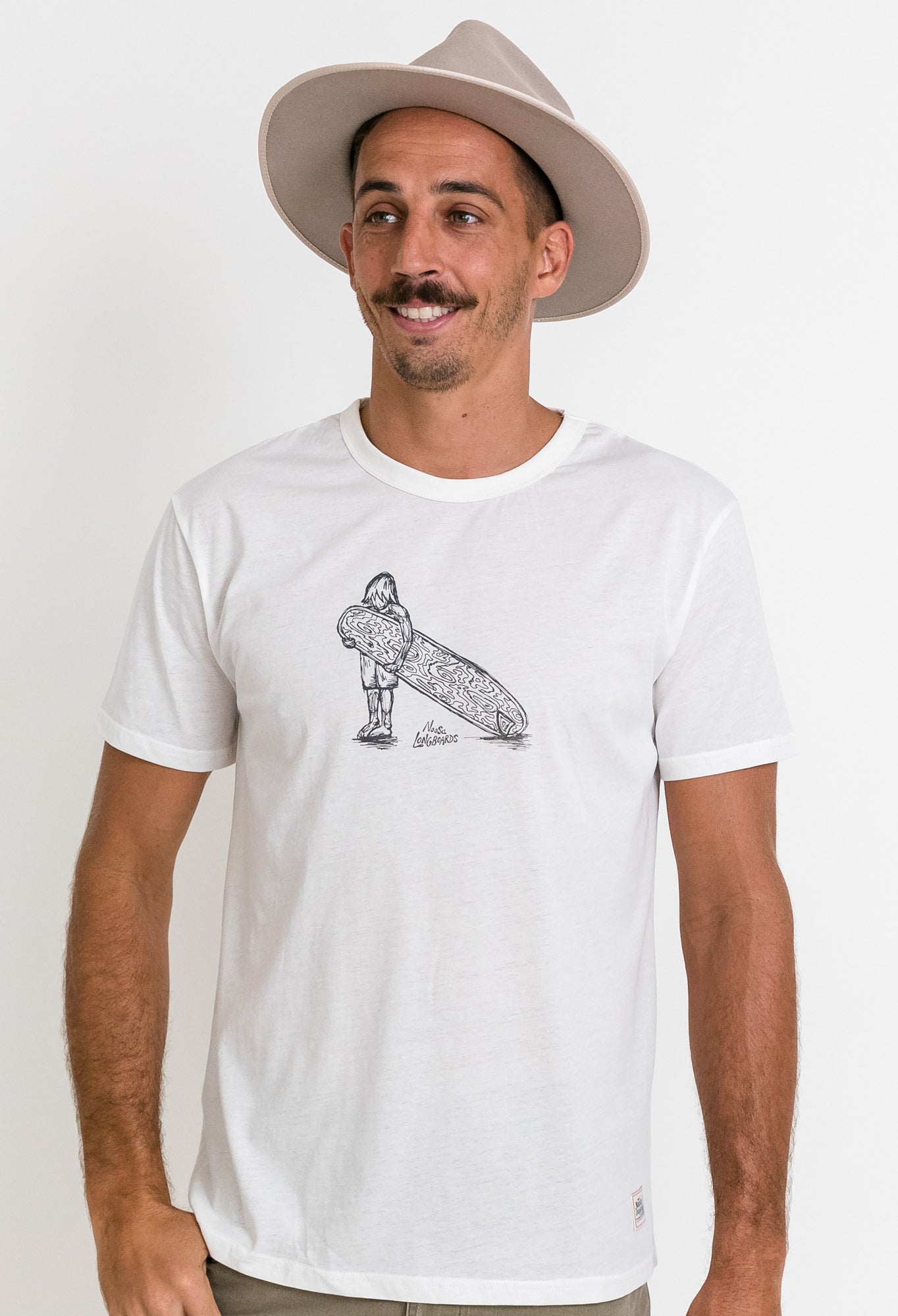 NL Art Series Logger Tee Off White