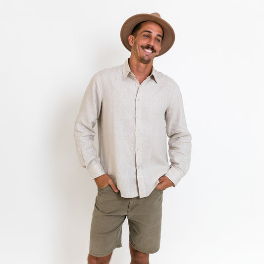 NL Linen Shirt Sand