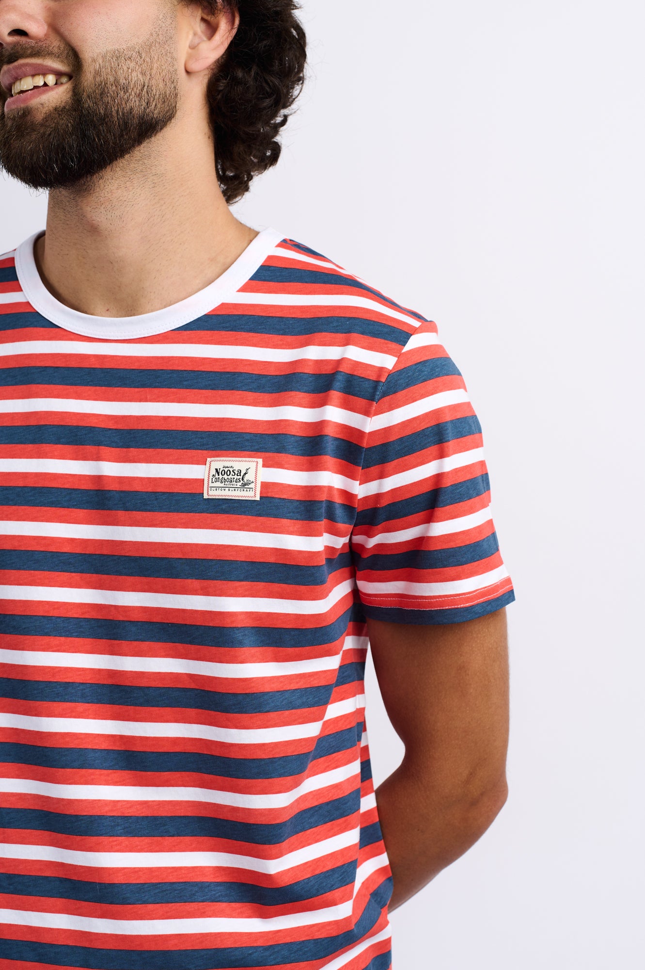 NL Stripe Tee Red