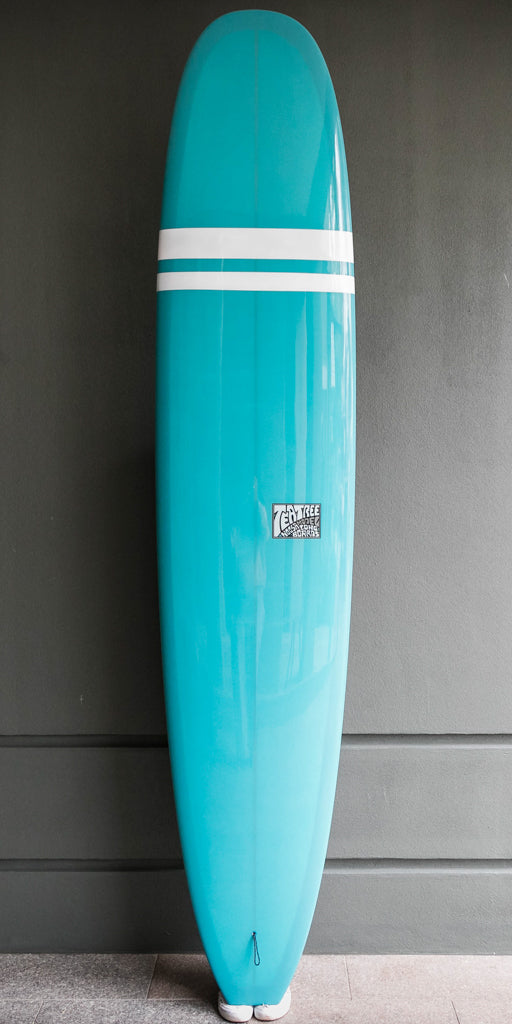 “9'3" Tea Tree Longboard - Crystal Clear Blue