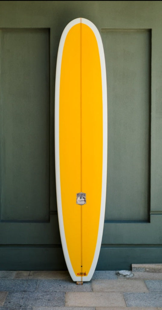 9'6 First Point Bright Yellow Deck with White Bottom, Matt Finish.