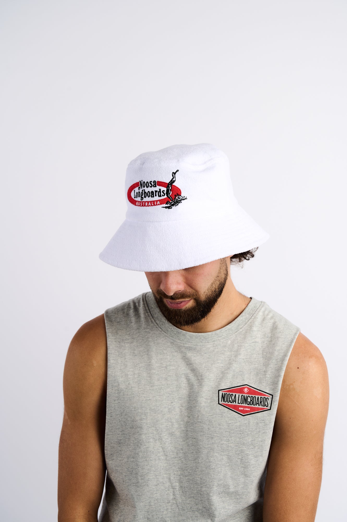 NL Terry Bucket Hat White