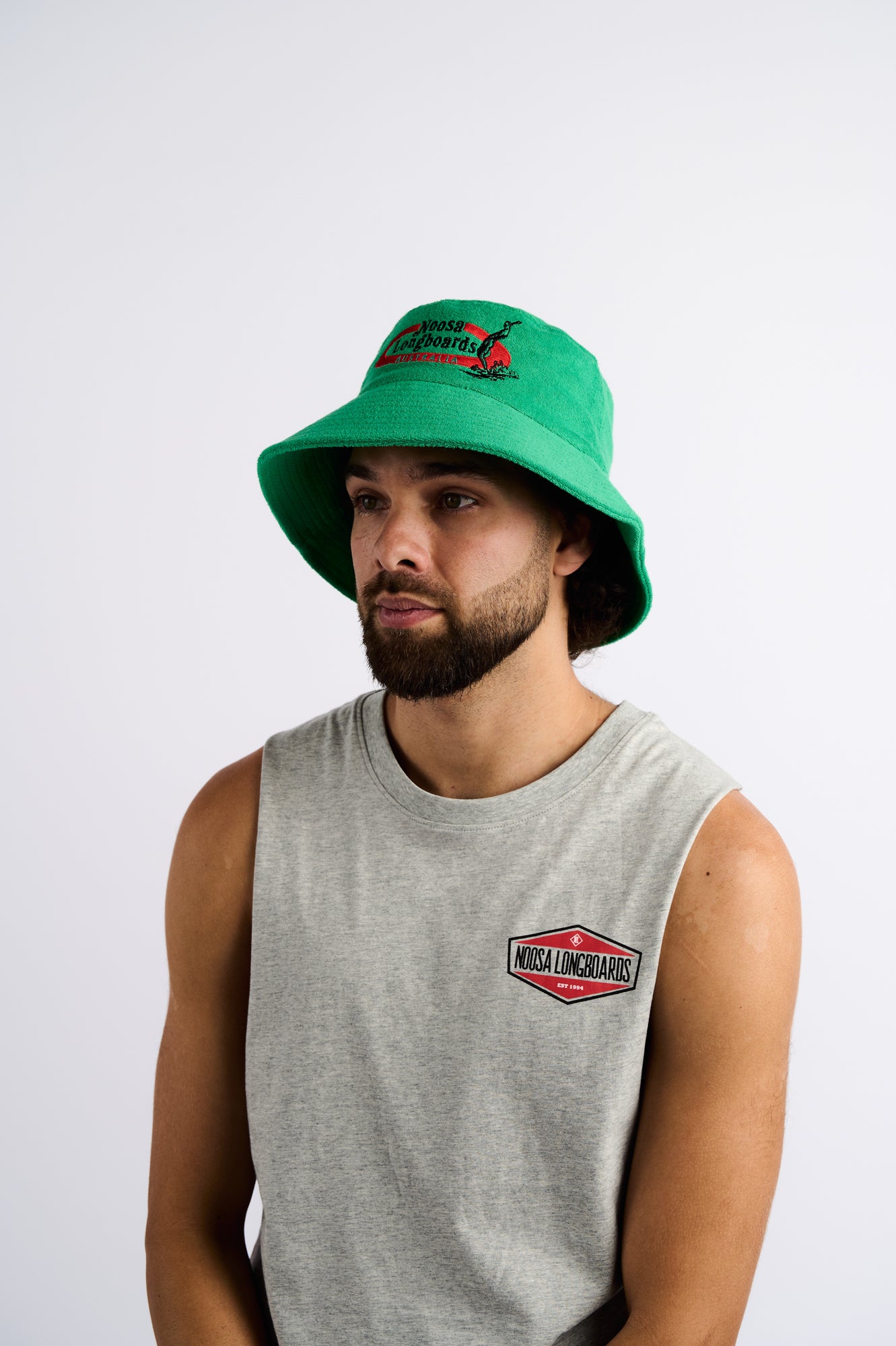 NL Terry Bucket Hat Green