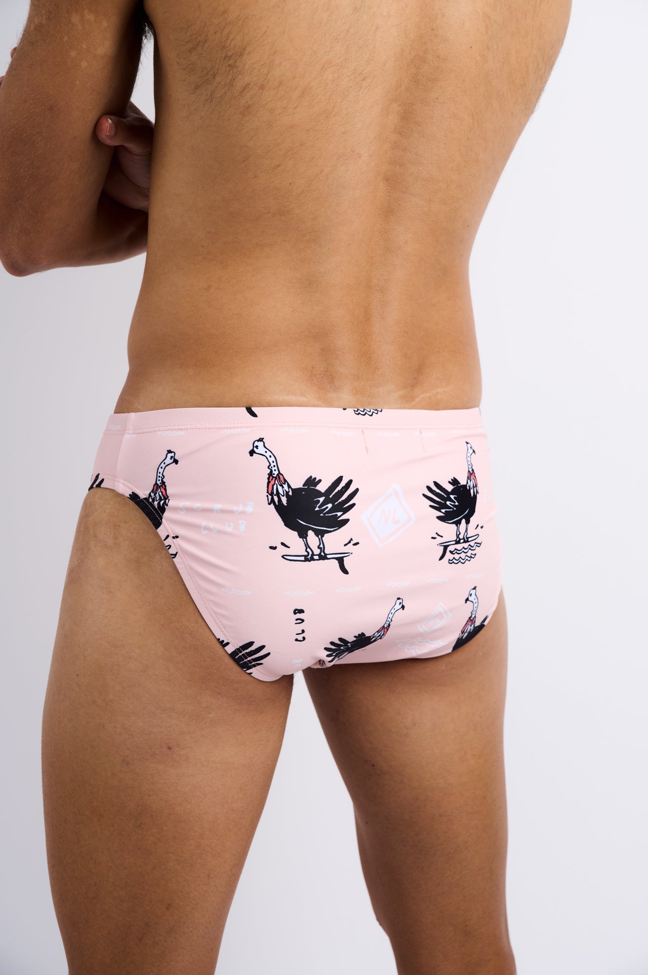 NL Pink Scrub Club Swim Briefs