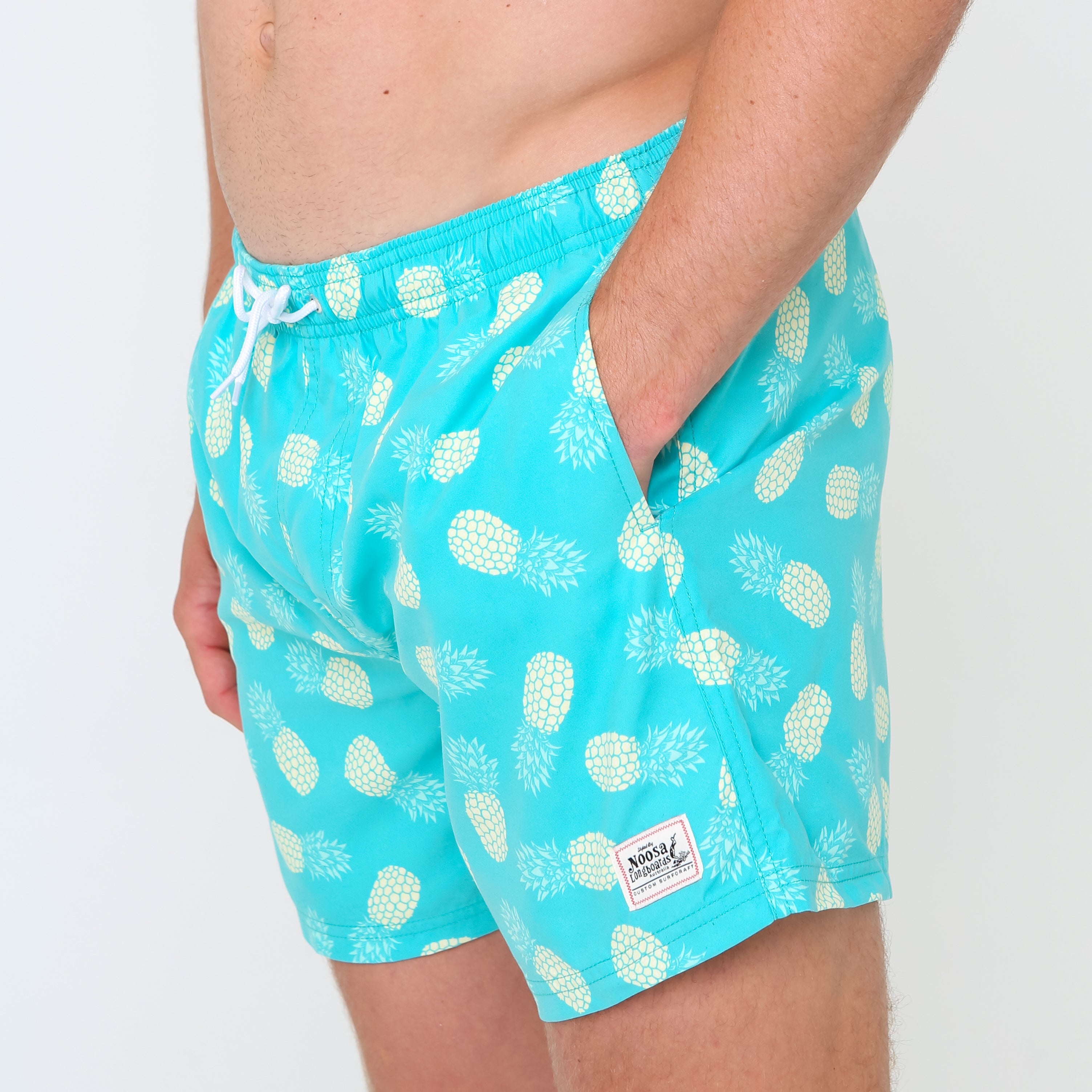 NL Green Pineapple Swim Shorts