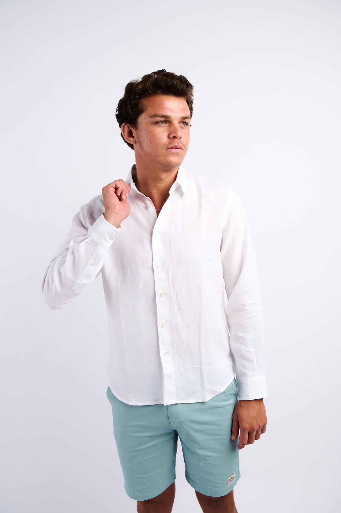 NL Linen Shirt White