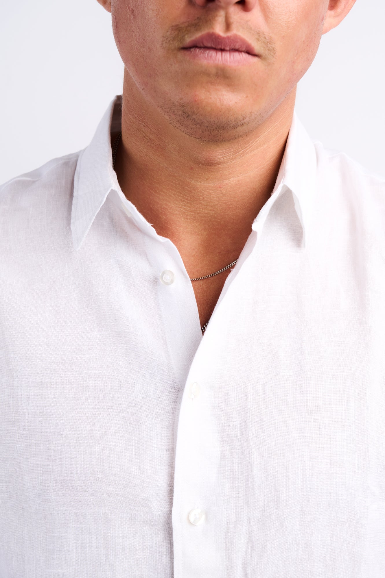 NL Linen Shirt White