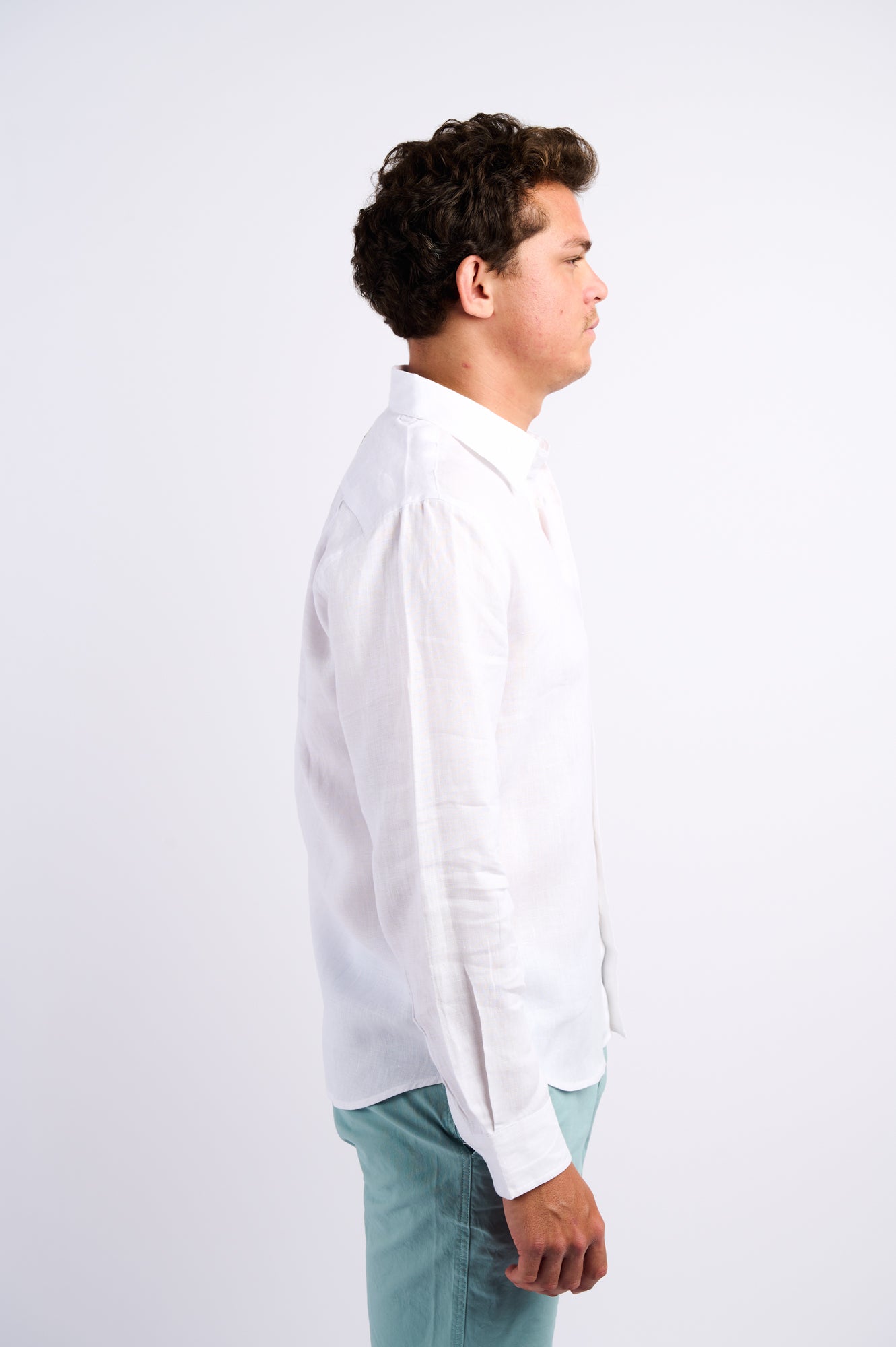 NL Linen Shirt White