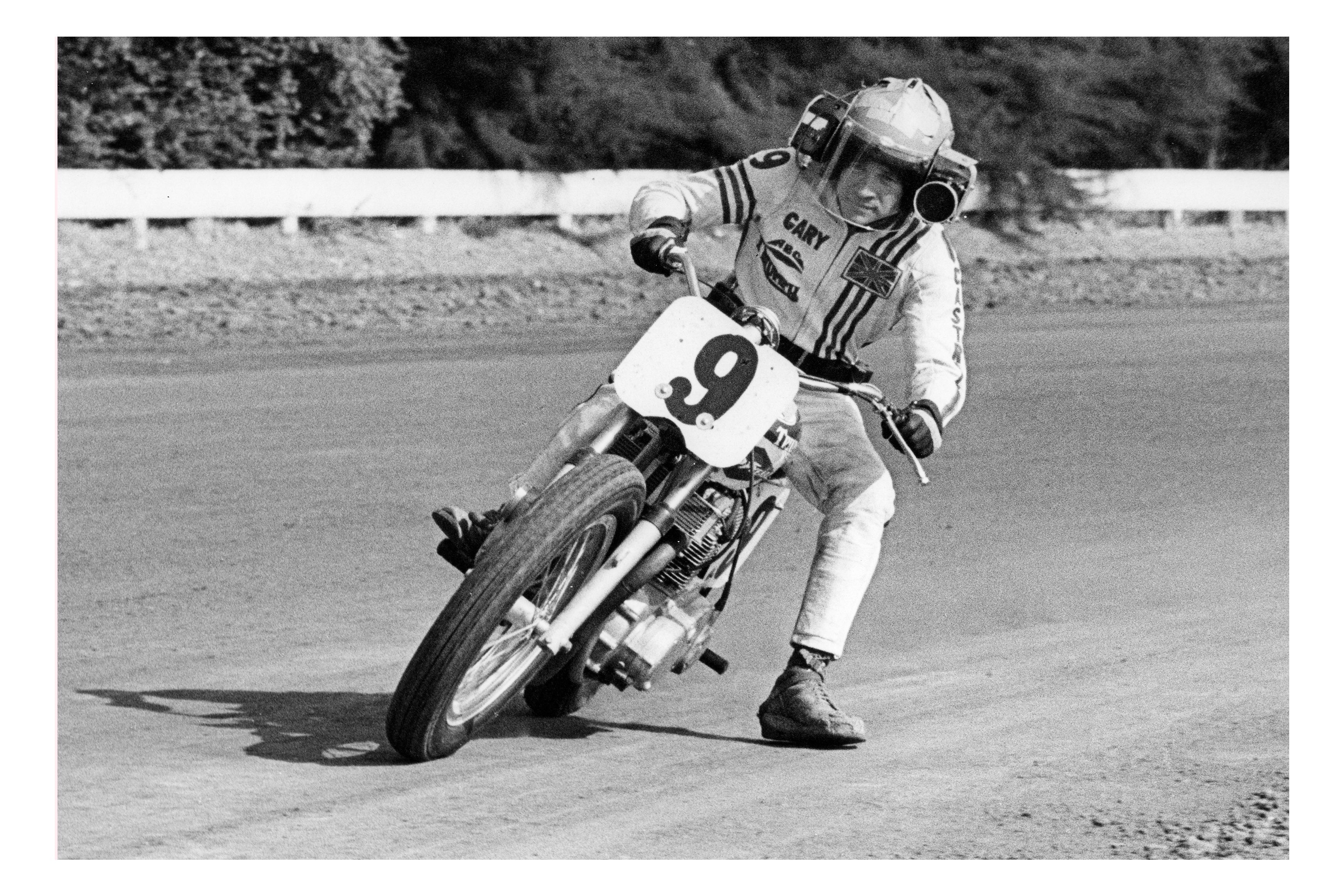 Bruce Brown A4 B/W Motorbike #9