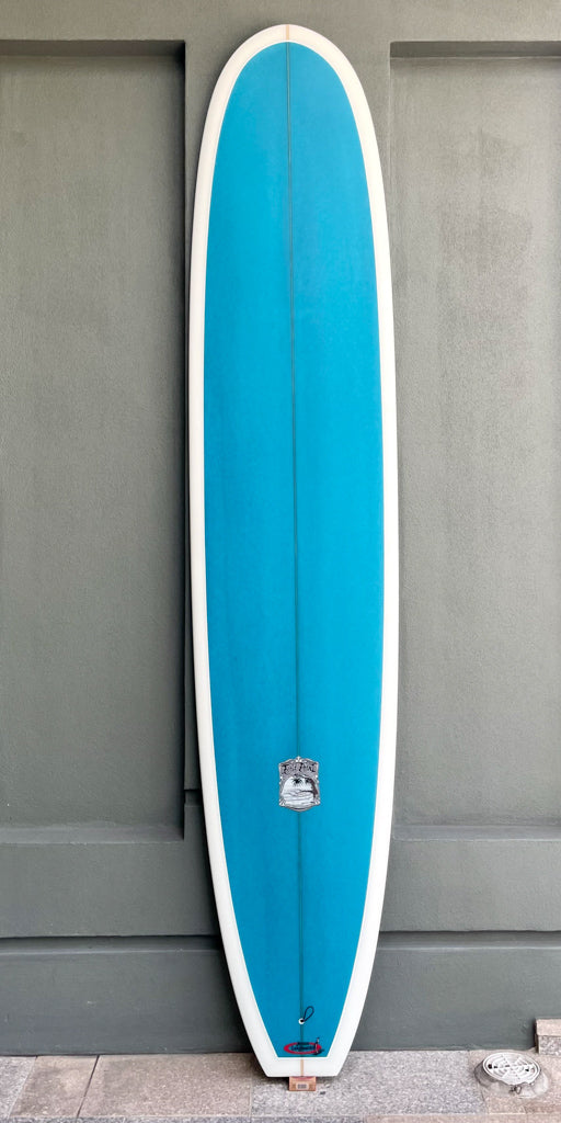 9'6 First Point Model Blue with white deck gloss