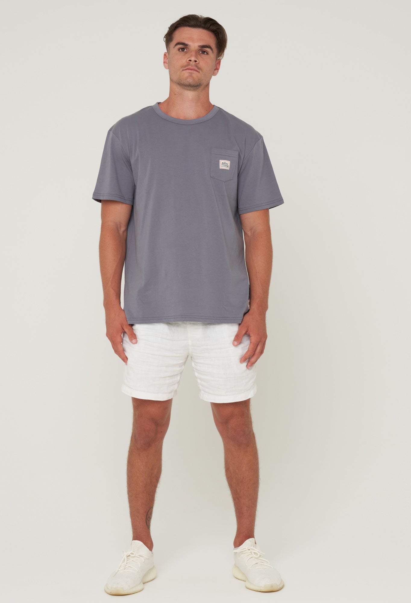 NL Pocket Tee Charcoal