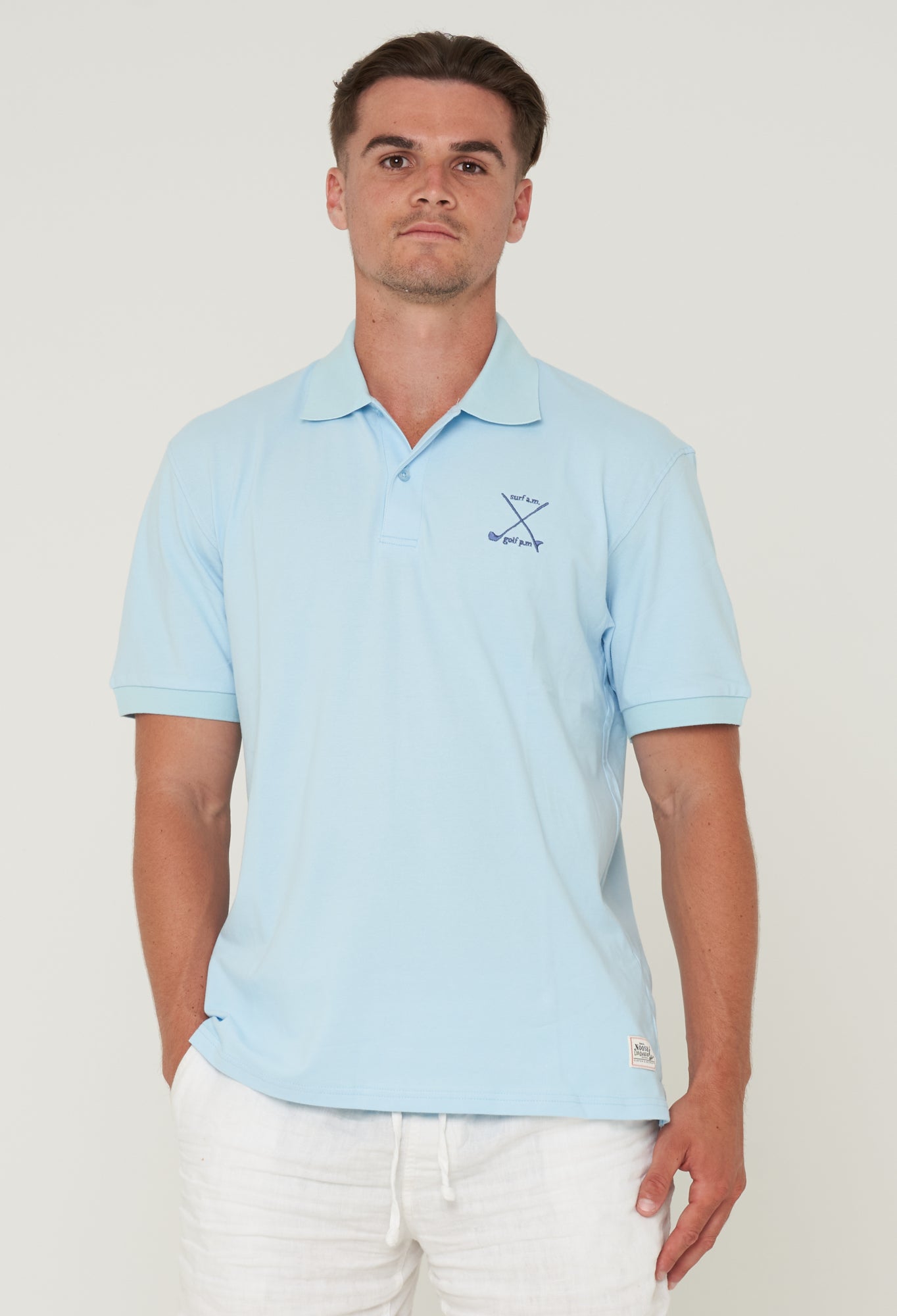 NL Surf Am Golf Pm Polo Light Blue
