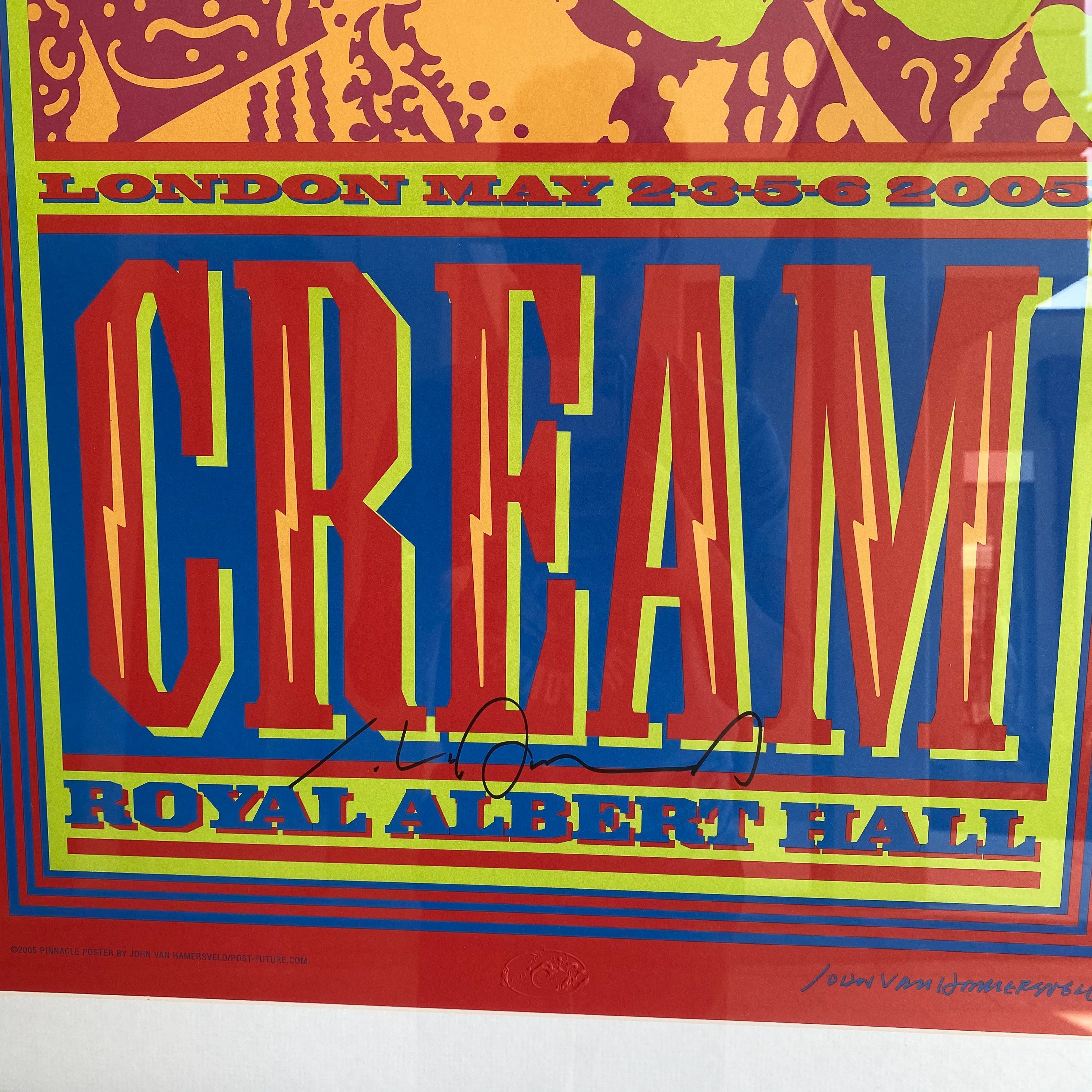CREAM Royal Albert Hall Art Lithograph signed by John van Hamersveld