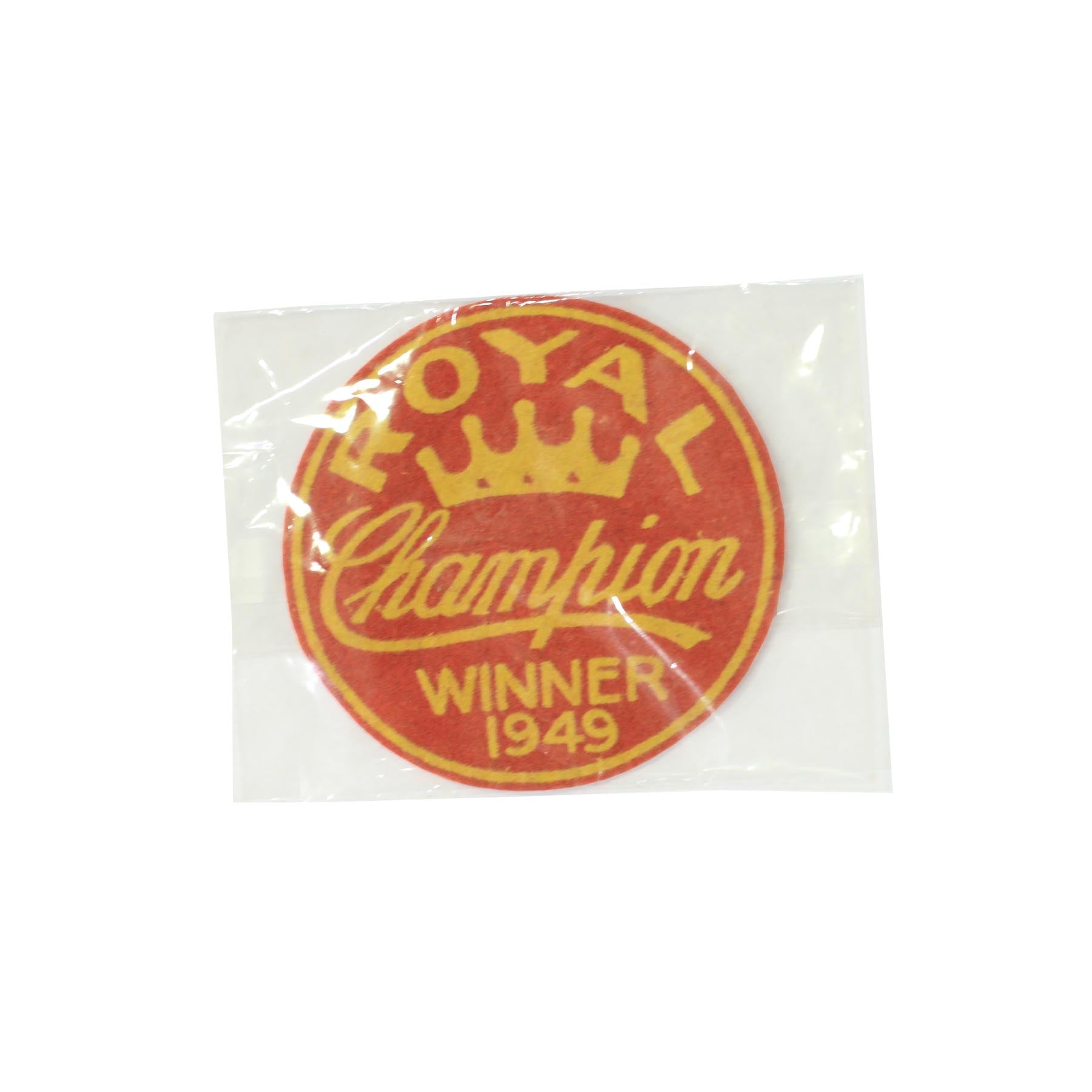 Royal Champion Winner 1949 Patch